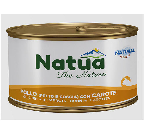 Natua Cat Natural Pollo Carote Broth 85g Lattina Natua Cat Natural Pollo Carote Broth 85g Lattina